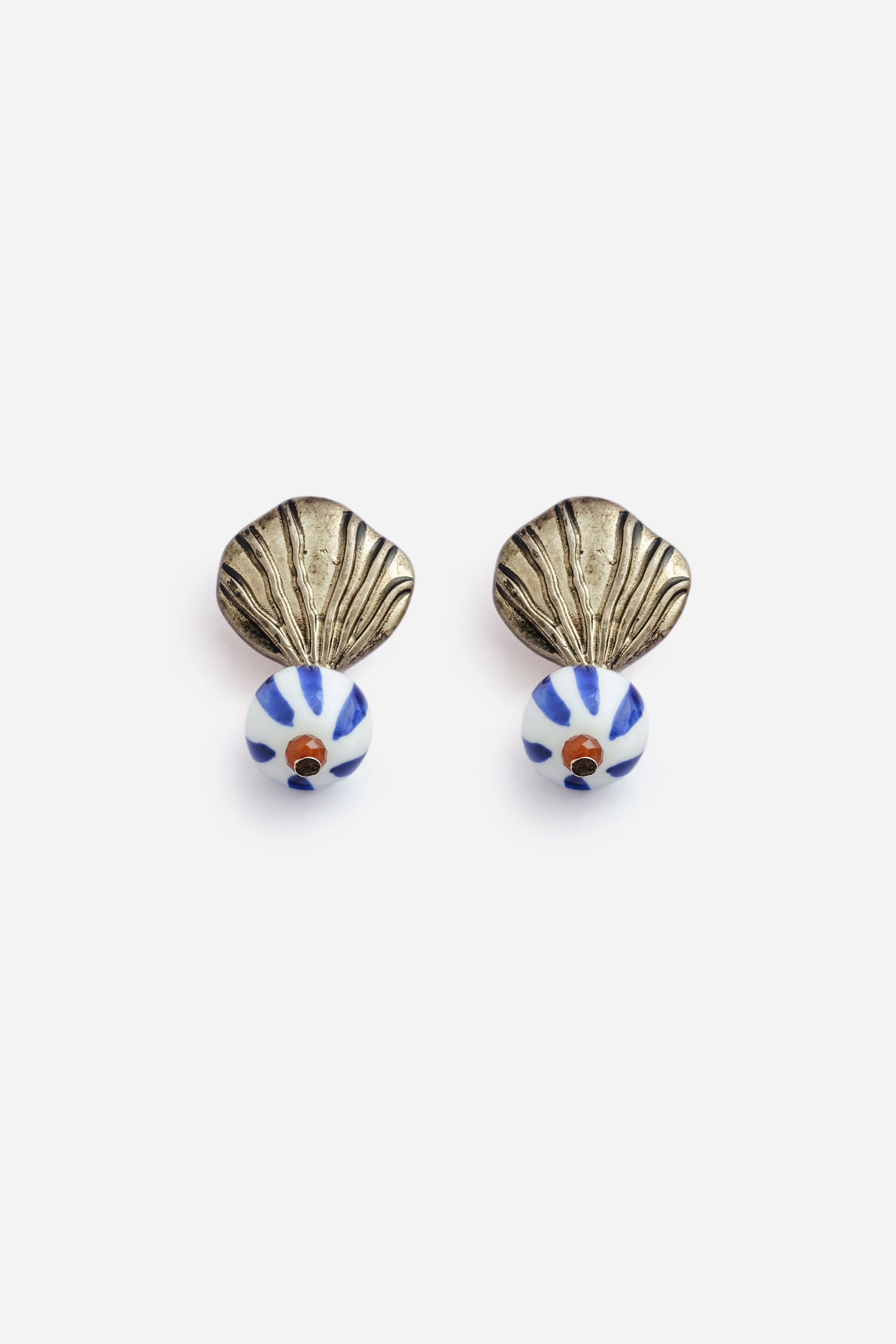 Nerina Shell Drop Earrings, , image 1